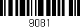 Código de barras (EAN, GTIN, SKU, ISBN): '9081'