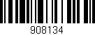 Código de barras (EAN, GTIN, SKU, ISBN): '908134'