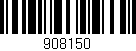 Código de barras (EAN, GTIN, SKU, ISBN): '908150'