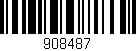 Código de barras (EAN, GTIN, SKU, ISBN): '908487'