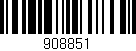 Código de barras (EAN, GTIN, SKU, ISBN): '908851'