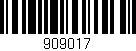 Código de barras (EAN, GTIN, SKU, ISBN): '909017'