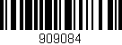 Código de barras (EAN, GTIN, SKU, ISBN): '909084'