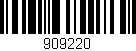 Código de barras (EAN, GTIN, SKU, ISBN): '909220'