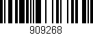 Código de barras (EAN, GTIN, SKU, ISBN): '909268'