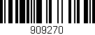 Código de barras (EAN, GTIN, SKU, ISBN): '909270'