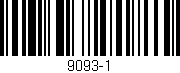 Código de barras (EAN, GTIN, SKU, ISBN): '9093-1'
