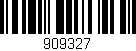 Código de barras (EAN, GTIN, SKU, ISBN): '909327'