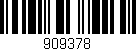 Código de barras (EAN, GTIN, SKU, ISBN): '909378'