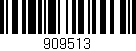 Código de barras (EAN, GTIN, SKU, ISBN): '909513'
