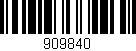 Código de barras (EAN, GTIN, SKU, ISBN): '909840'