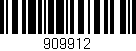 Código de barras (EAN, GTIN, SKU, ISBN): '909912'