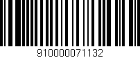 Código de barras (EAN, GTIN, SKU, ISBN): '910000071132'