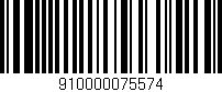 Código de barras (EAN, GTIN, SKU, ISBN): '910000075574'