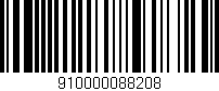 Código de barras (EAN, GTIN, SKU, ISBN): '910000088208'