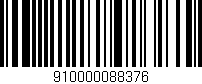 Código de barras (EAN, GTIN, SKU, ISBN): '910000088376'
