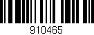 Código de barras (EAN, GTIN, SKU, ISBN): '910465'