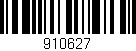 Código de barras (EAN, GTIN, SKU, ISBN): '910627'