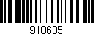 Código de barras (EAN, GTIN, SKU, ISBN): '910635'