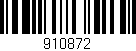 Código de barras (EAN, GTIN, SKU, ISBN): '910872'