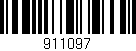 Código de barras (EAN, GTIN, SKU, ISBN): '911097'