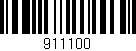 Código de barras (EAN, GTIN, SKU, ISBN): '911100'