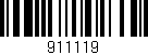 Código de barras (EAN, GTIN, SKU, ISBN): '911119'