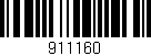 Código de barras (EAN, GTIN, SKU, ISBN): '911160'
