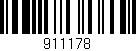Código de barras (EAN, GTIN, SKU, ISBN): '911178'