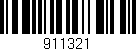 Código de barras (EAN, GTIN, SKU, ISBN): '911321'