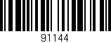 Código de barras (EAN, GTIN, SKU, ISBN): '91144'