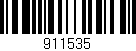 Código de barras (EAN, GTIN, SKU, ISBN): '911535'