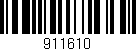 Código de barras (EAN, GTIN, SKU, ISBN): '911610'