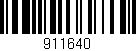 Código de barras (EAN, GTIN, SKU, ISBN): '911640'