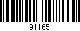 Código de barras (EAN, GTIN, SKU, ISBN): '91165'