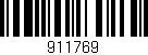 Código de barras (EAN, GTIN, SKU, ISBN): '911769'