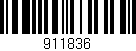 Código de barras (EAN, GTIN, SKU, ISBN): '911836'