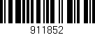 Código de barras (EAN, GTIN, SKU, ISBN): '911852'