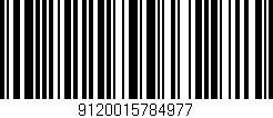 Código de barras (EAN, GTIN, SKU, ISBN): '9120015784977'