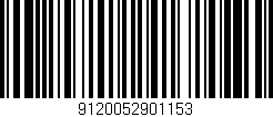 Código de barras (EAN, GTIN, SKU, ISBN): '9120052901153'