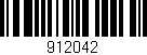 Código de barras (EAN, GTIN, SKU, ISBN): '912042'