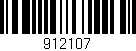 Código de barras (EAN, GTIN, SKU, ISBN): '912107'