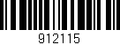 Código de barras (EAN, GTIN, SKU, ISBN): '912115'