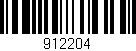 Código de barras (EAN, GTIN, SKU, ISBN): '912204'