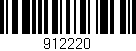 Código de barras (EAN, GTIN, SKU, ISBN): '912220'