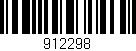 Código de barras (EAN, GTIN, SKU, ISBN): '912298'
