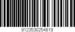 Código de barras (EAN, GTIN, SKU, ISBN): '9123530254819'