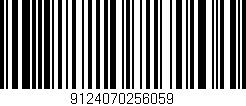 Código de barras (EAN, GTIN, SKU, ISBN): '9124070256059'