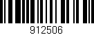 Código de barras (EAN, GTIN, SKU, ISBN): '912506'