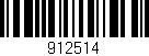 Código de barras (EAN, GTIN, SKU, ISBN): '912514'